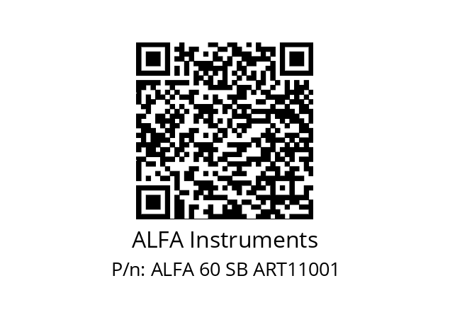   ALFA Instruments ALFA 60 SB ART11001