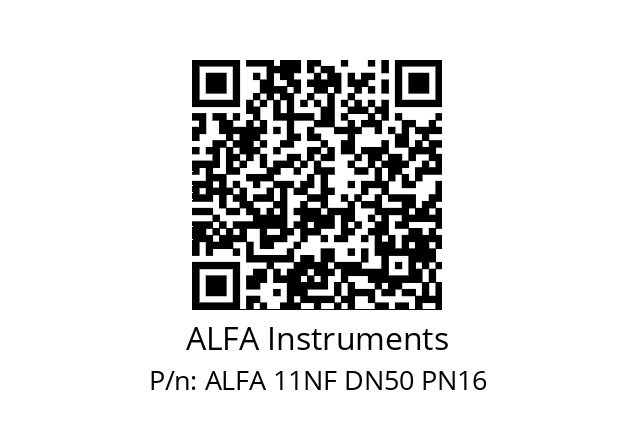   ALFA Instruments ALFA 11NF DN50 PN16