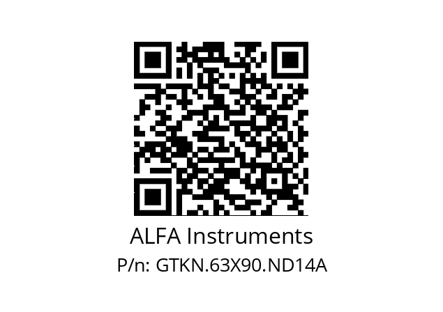   ALFA Instruments GTKN.63X90.ND14A