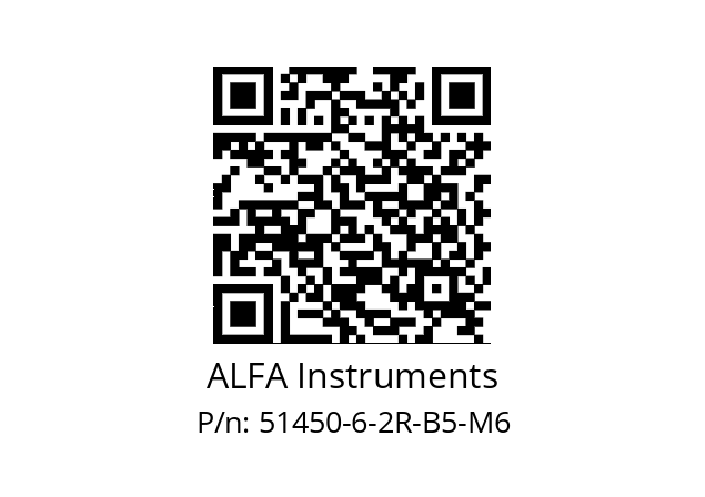   ALFA Instruments 51450-6-2R-B5-M6