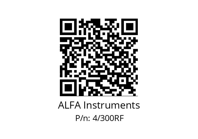   ALFA Instruments 4/300RF