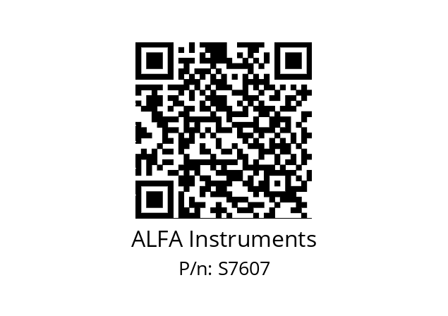   ALFA Instruments S7607