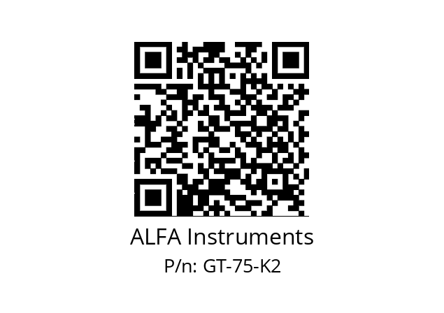   ALFA Instruments GT-75-K2