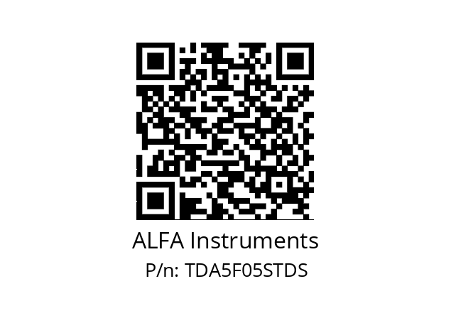   ALFA Instruments TDA5F05STDS