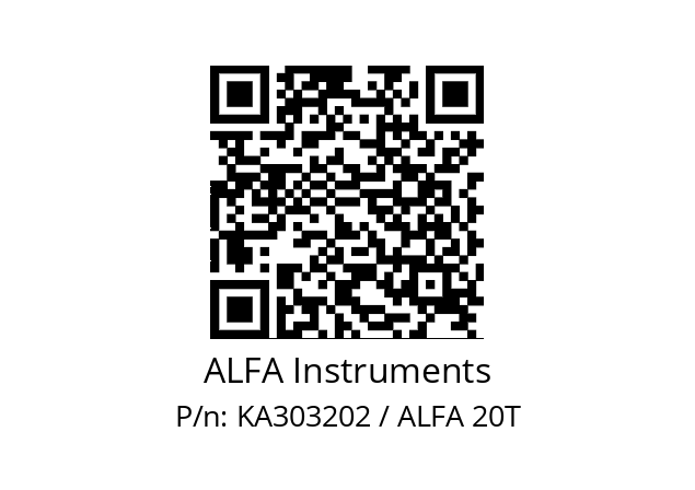   ALFA Instruments KA303202 / ALFA 20T