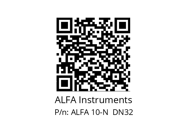   ALFA Instruments ALFA 10-N  DN32