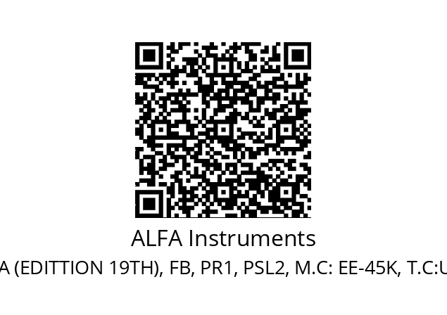   ALFA Instruments 2-1/16", 5000PSI, API-6A (EDITTION 19TH), FB, PR1, PSL2, M.C: EE-45K, T.C:U, NACE MR-0175/ISO 15156