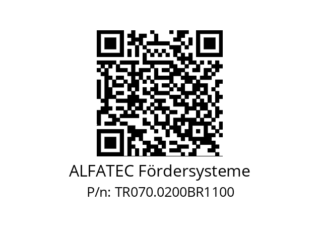   ALFATEC Fördersysteme TR070.0200BR1100