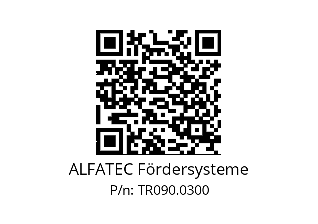   ALFATEC Fördersysteme TR090.0300