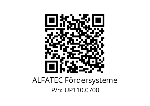   ALFATEC Fördersysteme UP110.0700