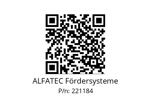   ALFATEC Fördersysteme 221184