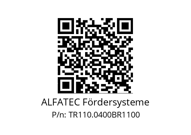   ALFATEC Fördersysteme TR110.0400BR1100