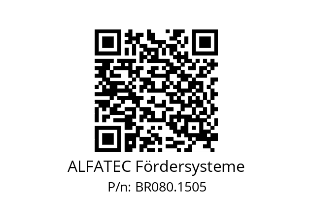   ALFATEC Fördersysteme BR080.1505