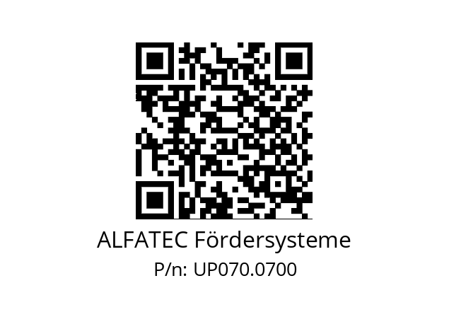   ALFATEC Fördersysteme UP070.0700