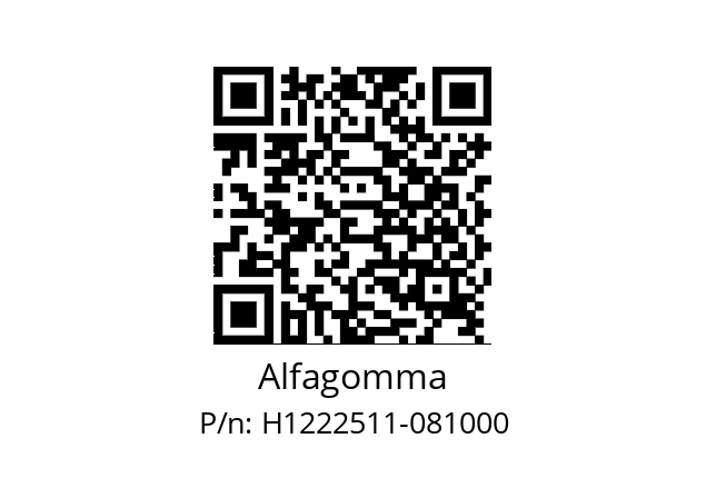   Alfagomma H1222511-081000