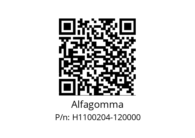   Alfagomma H1100204-120000