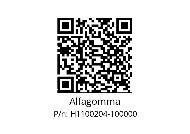   Alfagomma H1100204-100000