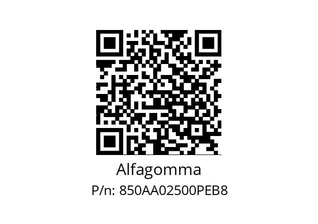   Alfagomma 850AA02500PEB8