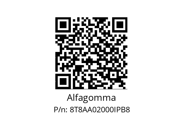   Alfagomma 8T8AA02000IPB8