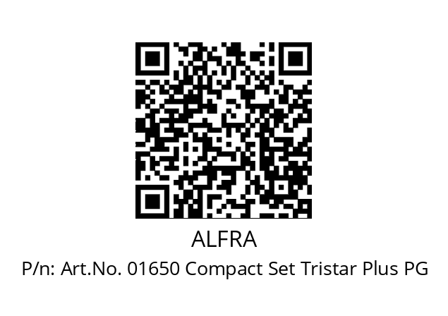   ALFRA Art.No. 01650 Compact Set Tristar Plus PG