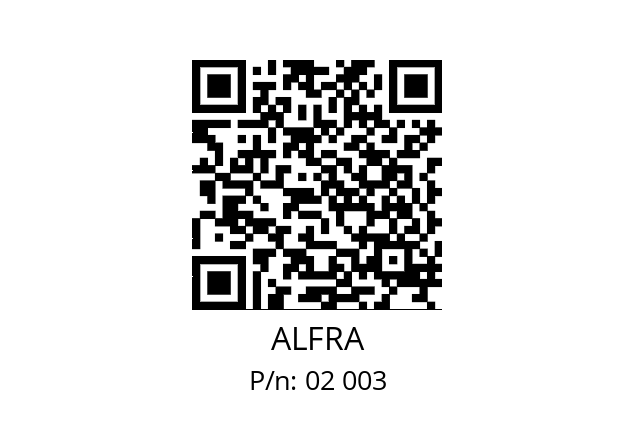   ALFRA 02 003