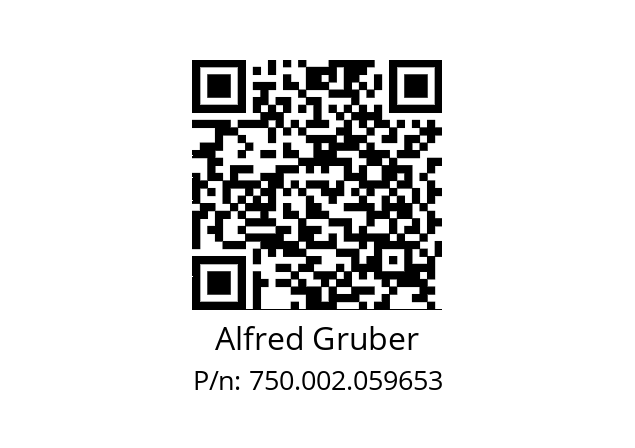   Alfred Gruber 750.002.059653