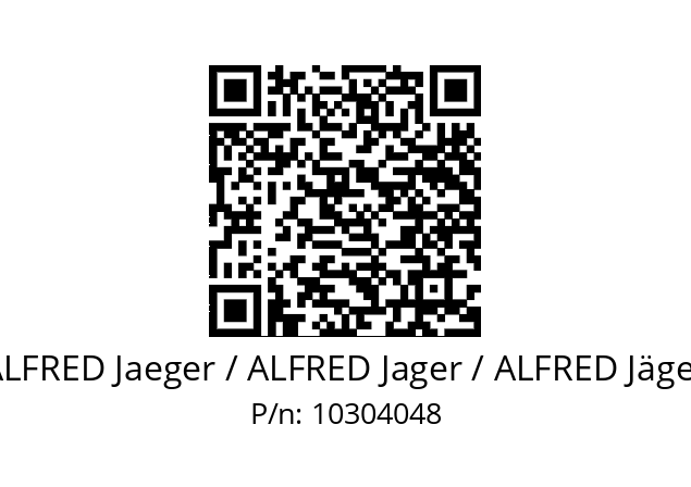   ALFRED Jaeger / ALFRED Jager / ALFRED Jäger 10304048