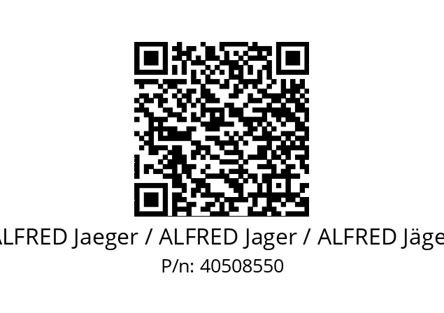   ALFRED Jaeger / ALFRED Jager / ALFRED Jäger 40508550