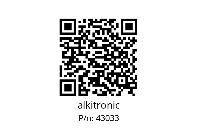   alkitronic 43033