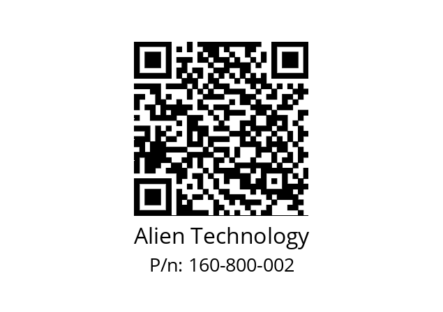   Alien Technology 160-800-002