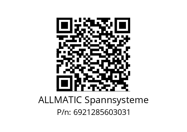   ALLMATIC Spannsysteme 6921285603031