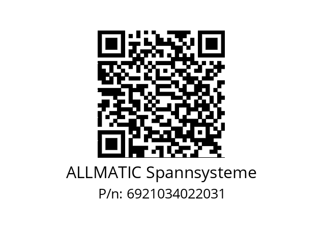   ALLMATIC Spannsysteme 6921034022031