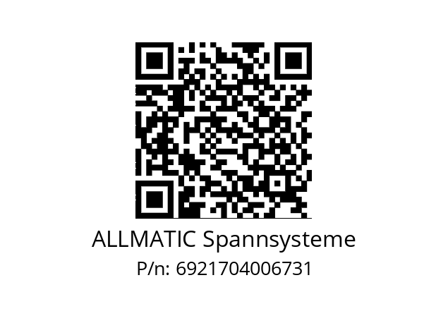   ALLMATIC Spannsysteme 6921704006731