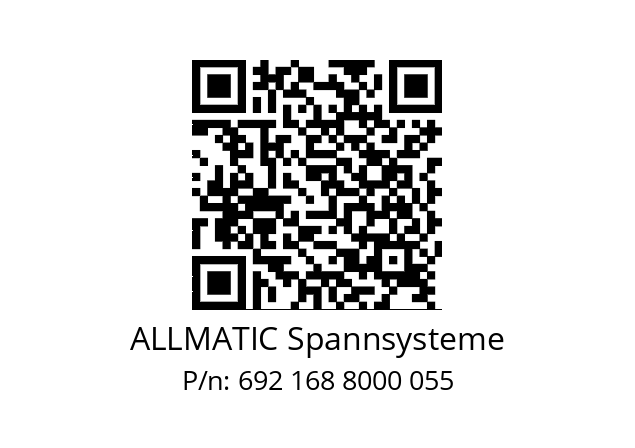   ALLMATIC Spannsysteme 692 168 8000 055