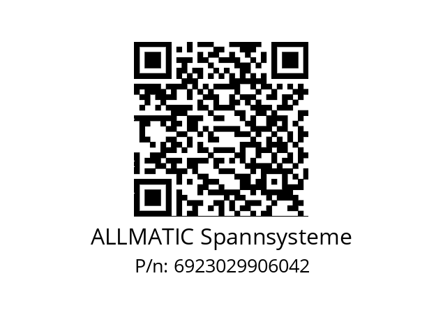   ALLMATIC Spannsysteme 6923029906042