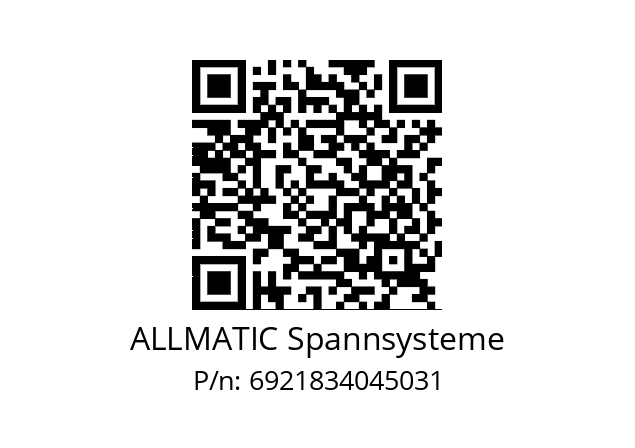   ALLMATIC Spannsysteme 6921834045031