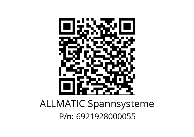   ALLMATIC Spannsysteme 6921928000055