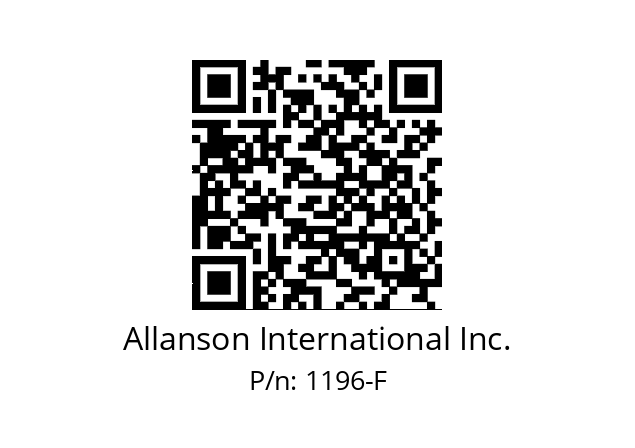   Allanson International Inc. 1196-F