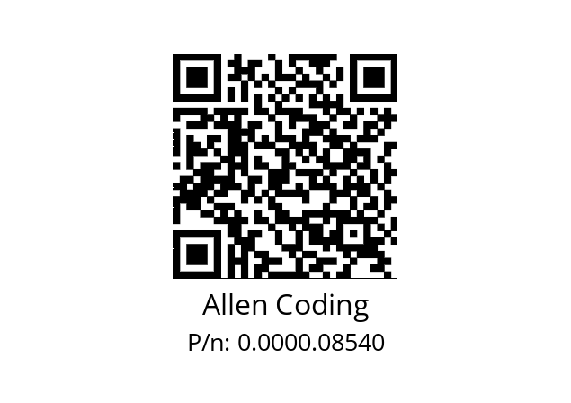   Allen Coding 0.0000.08540