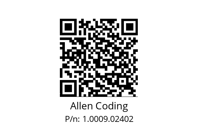   Allen Coding 1.0009.02402