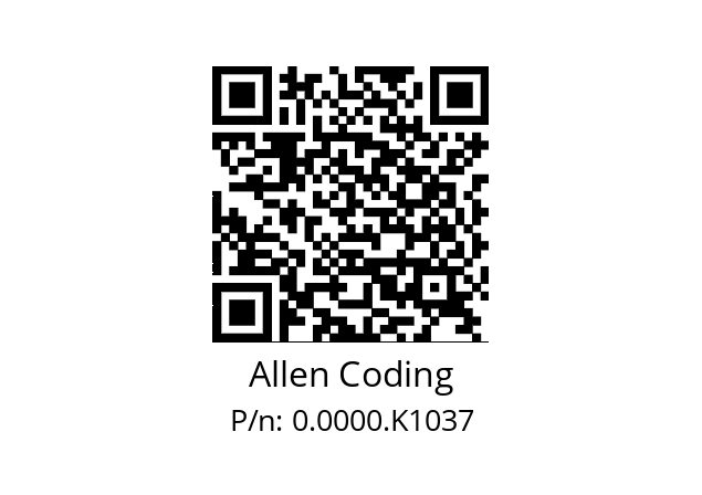   Allen Coding 0.0000.K1037