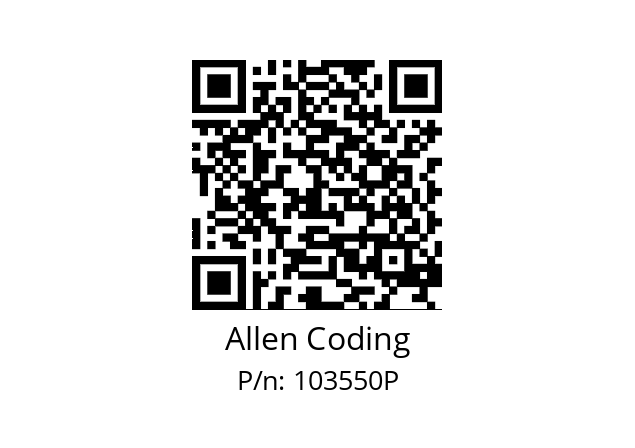   Allen Coding 103550P