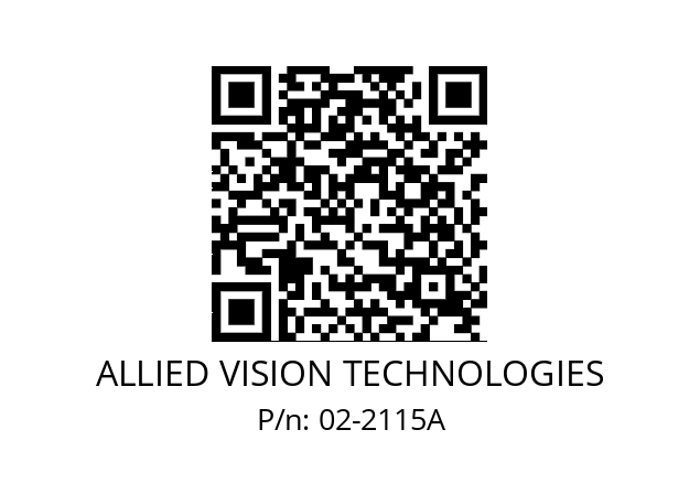   ALLIED VISION TECHNOLOGIES 02-2115A