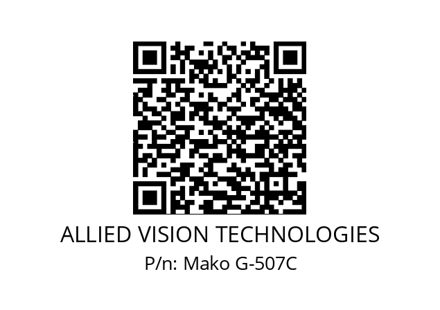   ALLIED VISION TECHNOLOGIES Mako G-507C