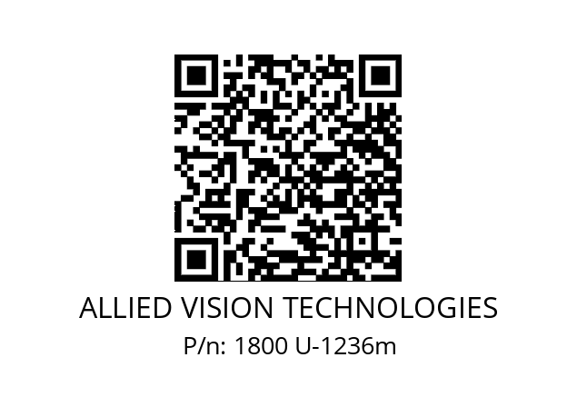   ALLIED VISION TECHNOLOGIES 1800 U-1236m