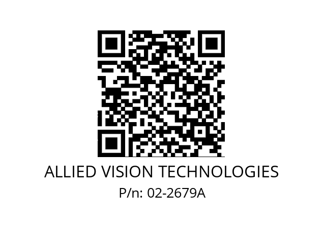   ALLIED VISION TECHNOLOGIES 02-2679A