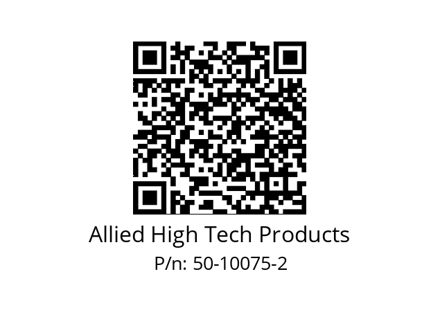   Allied High Tech Products 50-10075-2