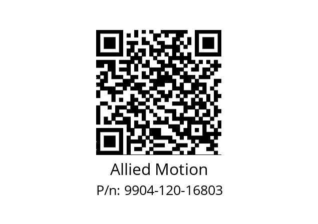   Allied Motion 9904-120-16803