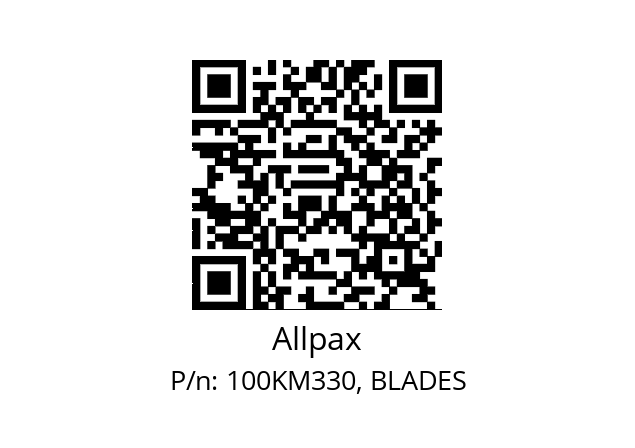   Allpax 100KM330, BLADES