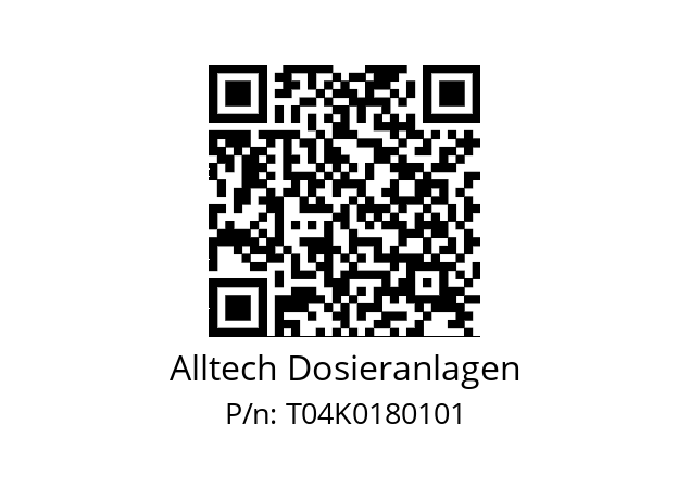   Alltech Dosieranlagen T04K0180101